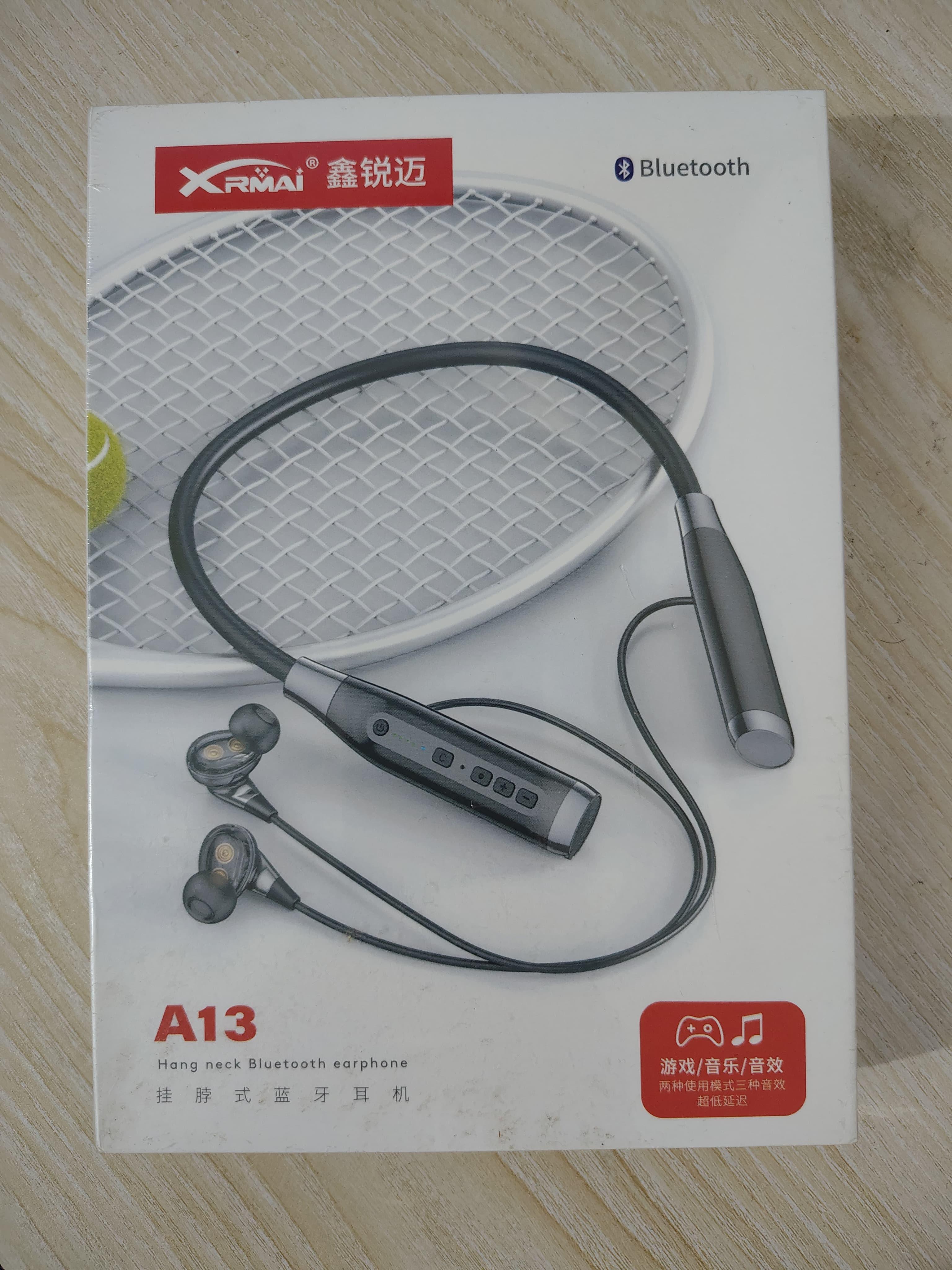 A13 four-speaker Bluetooth headset neck halter neck, new private model cross-border wireless in-ear sports Bluetooth