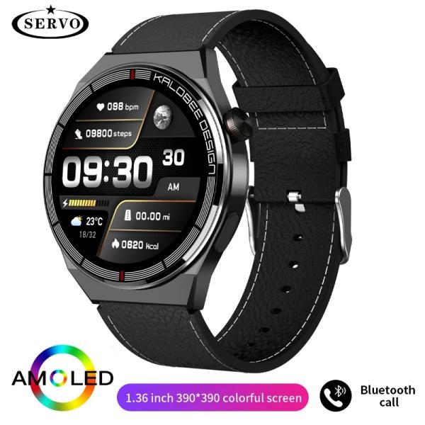 H4 Pro Max Smart Watch Men NFC Smartwatch Bluetooth Calls Wireless Charging Fitness Bracelet 1.36Inch HD Screen Waterproof Sport